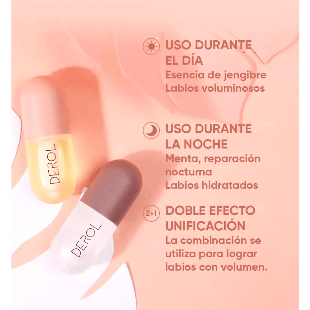 Derol Magic Lip - Hidratación, Volumen y Brillo en un Solo Paso - Bella Vanity