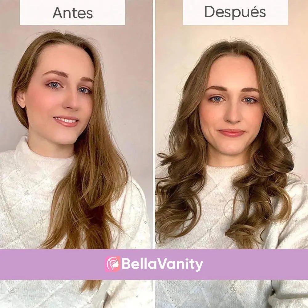 SilkWave - Rulo para el cabello con efecto de salón - Bella Vanity